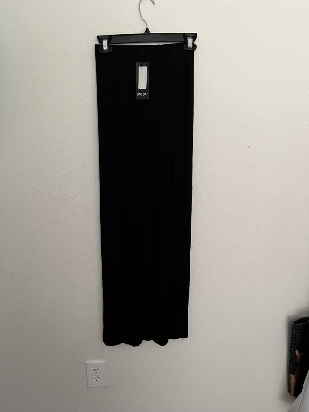 Nasty Gal Black Maxi Skirt - Sleek Straight Silhouette